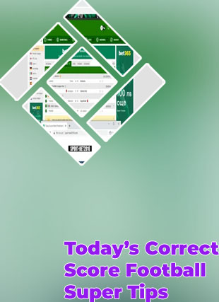 Soccer correct score tips today